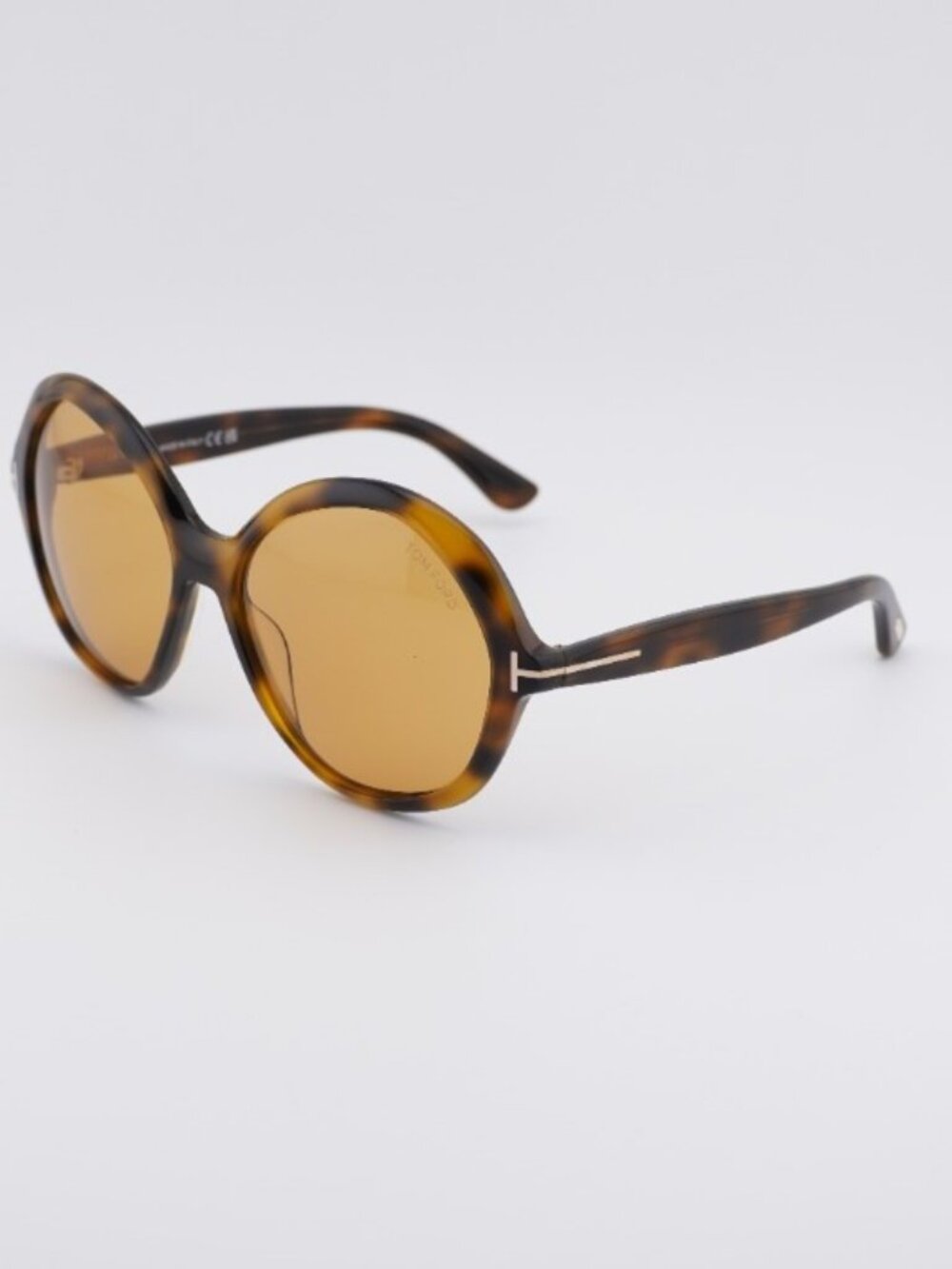 Tom Ford Annabelle-02 FT1282 52E Sunglasses Dark Havana Round Frame, Brown